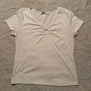 Hollister Co. Women's White Crop-top